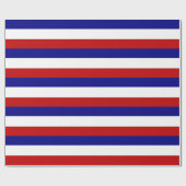 Papier Cadeau Drapeau de la France (Plat)