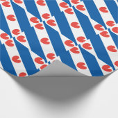 Papier Cadeau Drapeau de la Frise (Coin)