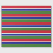 Papier Cadeau Drapeau de la Gambie (Plat)
