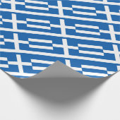Papier Cadeau Drapeau de la Grèce (Coin)