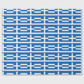 Papier Cadeau Drapeau de la Grèce (Plat)