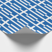 Papier Cadeau Drapeau de la Grèce (Coin)