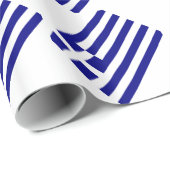 Papier Cadeau Drapeau de la Grèce (Coin rond)