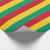 Papier Cadeau Drapeau de la Guinée (Coin)