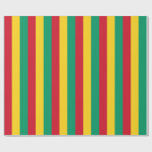 Papier Cadeau Drapeau de la Guinée (Plat)