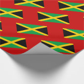 Papier Cadeau Drapeau de la Jamaïque (Coin)
