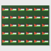 Papier Cadeau Drapeau de la Jordanie (Plat)