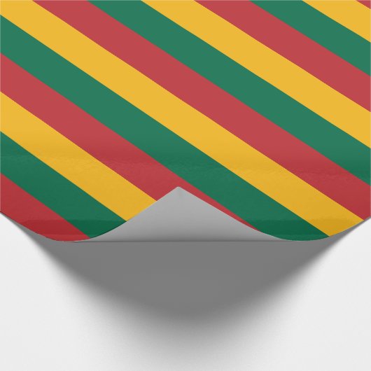Papier Cadeau Drapeau de la Lituanie (Coin)