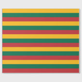 Papier Cadeau Drapeau de la Lituanie (Plat)