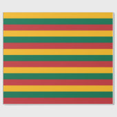 Papier Cadeau Drapeau de la Lituanie (Plat)