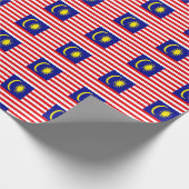 Papier Cadeau Drapeau de la Malaisie (Coin)