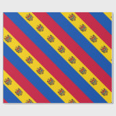 Papier Cadeau Drapeau de la Moldavie (Plat)