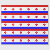 Papier Cadeau Drapeau de la Mordovie (Plat)
