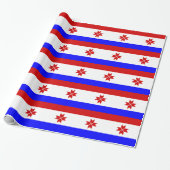Papier Cadeau Drapeau de la Mordovie (Déroulé)