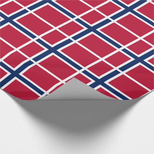 Papier Cadeau Drapeau de la Norvège (Coin)