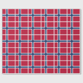 Papier Cadeau Drapeau de la Norvège (Plat)