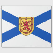 Papier Cadeau Drapeau de la Nouvelle-Écosse (Province canadienne (Plat)