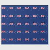 Papier Cadeau Drapeau de la Nouvelle-Zélande (Plat)