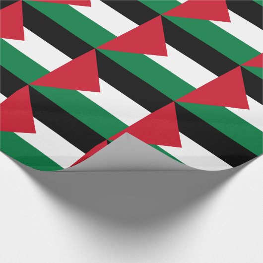 Papier Cadeau Drapeau de la Palestine (Coin)