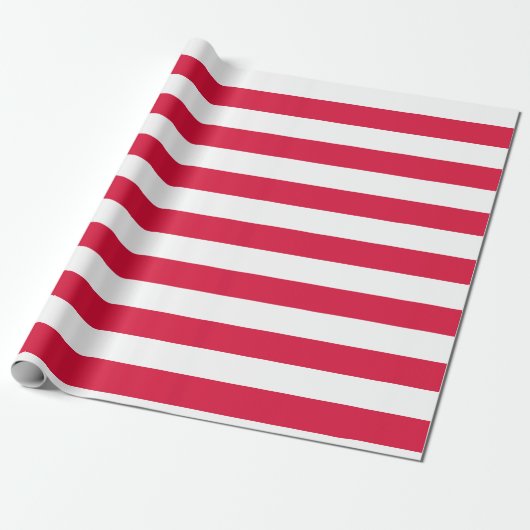 Papier Cadeau Drapeau de la Pologne (Déroulé)