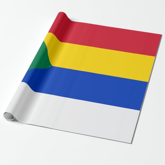 Papier Cadeau Drapeau de la religion druze (Déroulé)