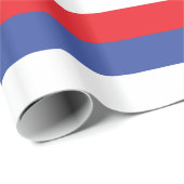 Papier Cadeau Drapeau de la Republika Srpska (Coin rond)