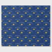 Papier Cadeau Drapeau de la République de Conch, Drapeau de Key (Plat)