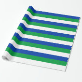 Papier Cadeau Drapeau de la République Komi (Déroulé)