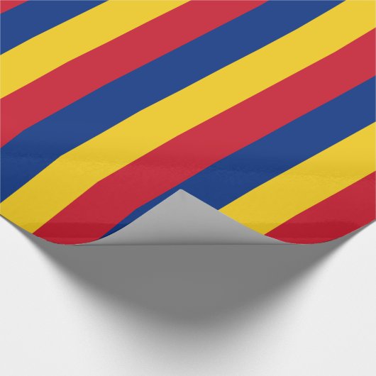 Papier Cadeau Drapeau de la Roumanie (Coin)