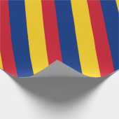 Papier Cadeau Drapeau de la Roumanie (Coin)