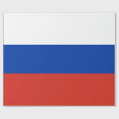 Papier Cadeau Drapeau de la Russie (Plat)