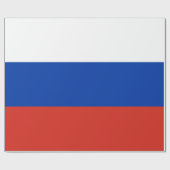 Papier Cadeau Drapeau de la Russie (Russie) (Plat)