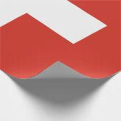 Papier Cadeau Drapeau de la Suisse (Coin)