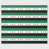 Papier Cadeau Drapeau de la Syrie (Plat)