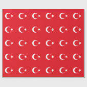 Papier Cadeau Drapeau de la Turquie (Plat)