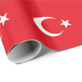 Papier Cadeau Drapeau de la Turquie (Coin rond)