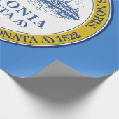 Papier Cadeau Drapeau de la ville de Boston (Massachusetts) (Coin)