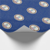 PAPIER CADEAU DRAPEAU DE LA VIRGINIE (Coin)