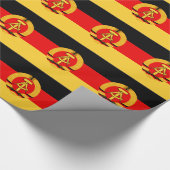 Papier Cadeau Drapeau de l'Allemagne de l'Est (Coin)