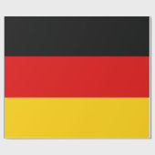 Papier Cadeau Drapeau de l'Allemagne - Deutschland (Plat)
