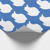 Papier Cadeau Drapeau de l'Antarctique (Coin)