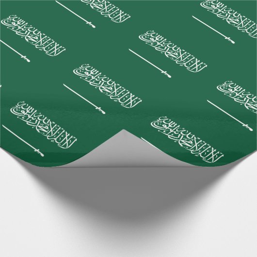 Papier Cadeau Drapeau de l'Arabie saoudite (Coin)