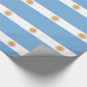 Papier Cadeau Drapeau de l'Argentine (Coin)