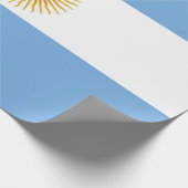 Papier Cadeau Drapeau de l'Argentine (Coin)