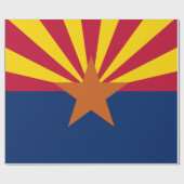 Papier Cadeau Drapeau de l'Arizona (Plat)
