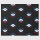 Papier Cadeau Drapeau de l'Arkansas (Plat)