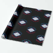 Papier Cadeau Drapeau de l'Arkansas (Déroulé)