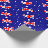 Papier Cadeau Drapeau de l'Australie - drapeau australien (Coin)