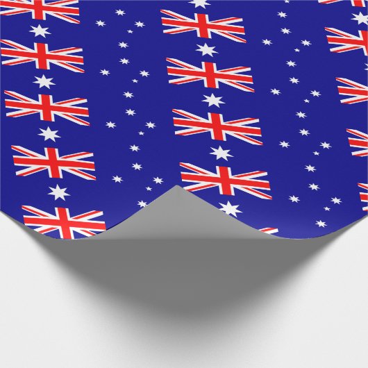 Papier Cadeau Drapeau de l'Australie - drapeau australien (Coin)