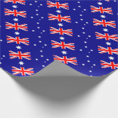 Papier Cadeau Drapeau de l'Australie - drapeau australien (Coin)